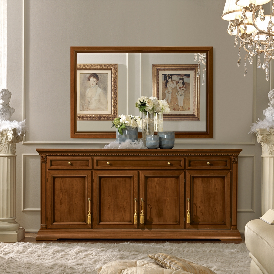 Kakadu levering aan huis Consulaat Kersenhout klassieke slaapkamer meubels collectie Treviso