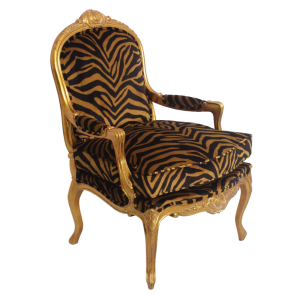 33742 - louis xv fauteuil with cushion nf9 a.com sfd2