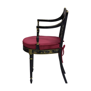 33460 - chinoiserie arm chair chino black 021 sfd3 1